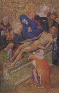 school of paris or Burgundy The Entombment of Christ (mk05) France oil painting art